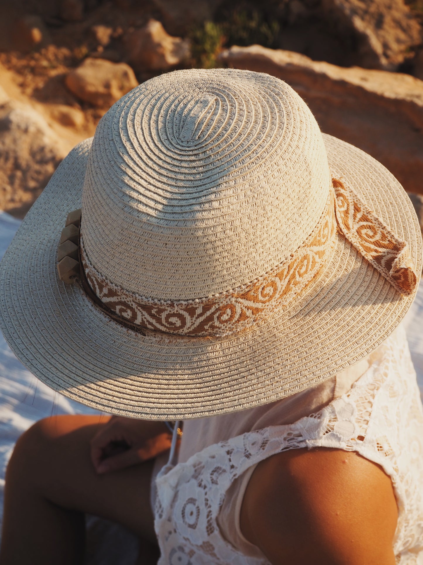 Hat Sunset in Ibiza